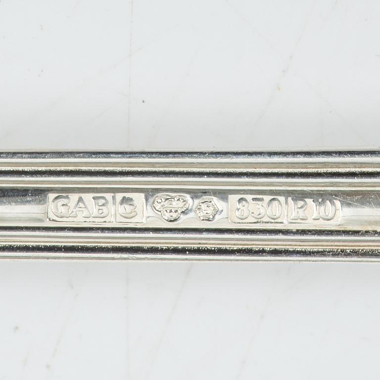 Cutlery, 20 pieces, silver, 19th-20th century.