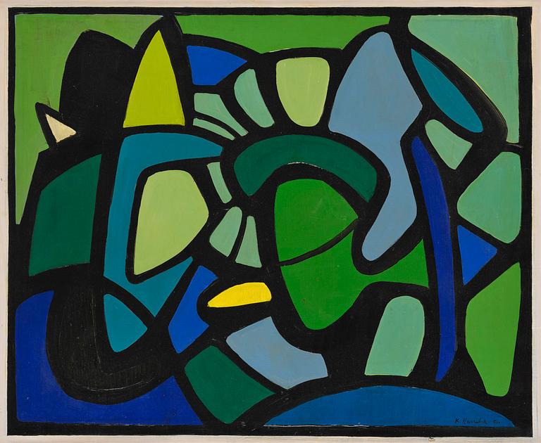 Kristine Harrebekk, Composition in Green.