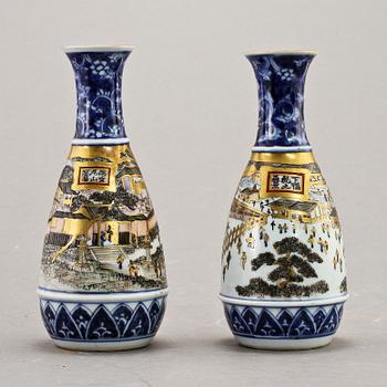 VASER, 2 st, porslin, Japan, 1800-tal.