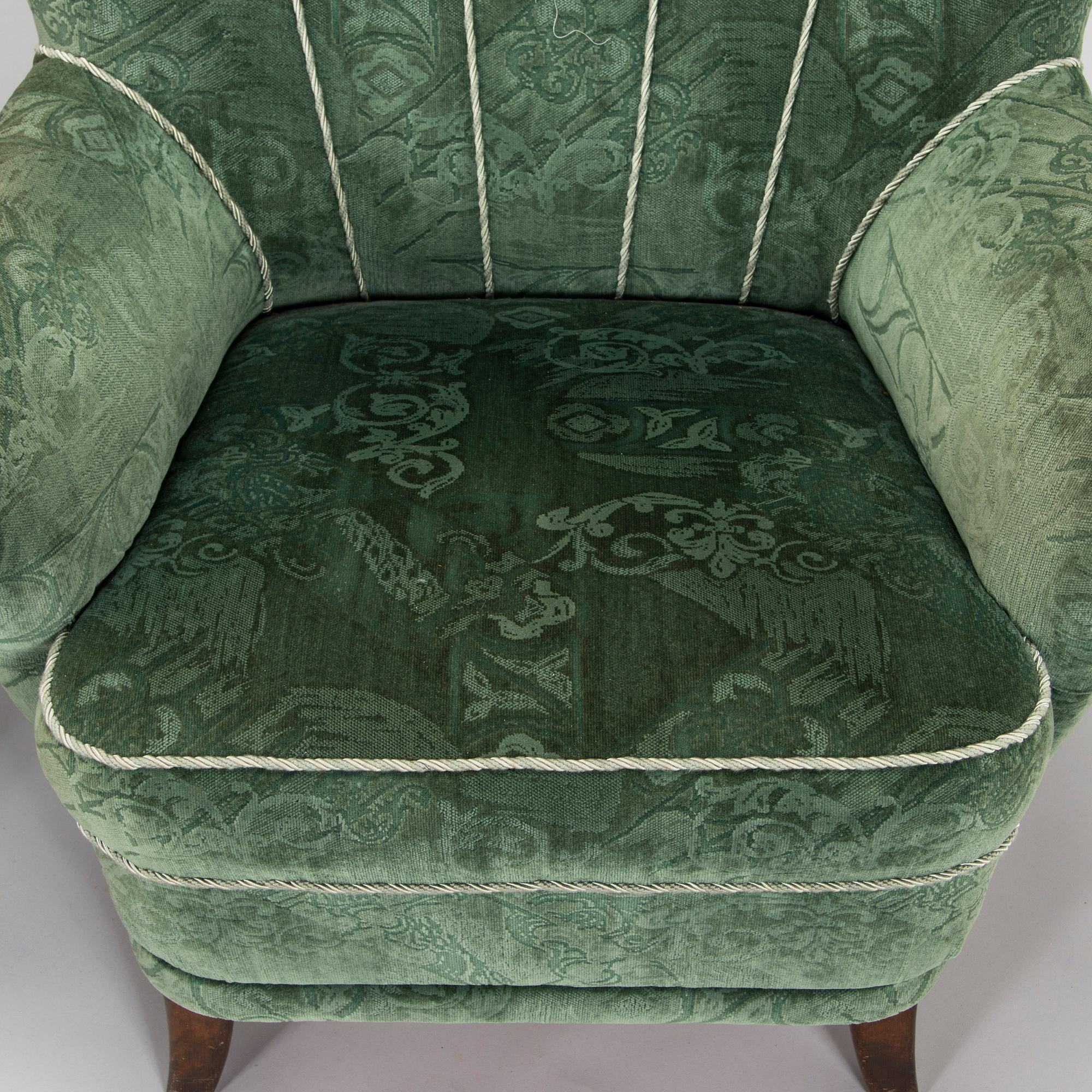 Ilmari Lappalainen, a pair of 1950's 'Laila' armchairs for Asko, Finland.