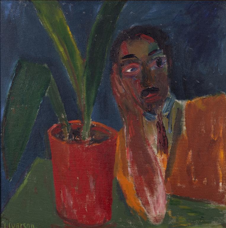 Ivan Ivarson, "Man och aspidistra".