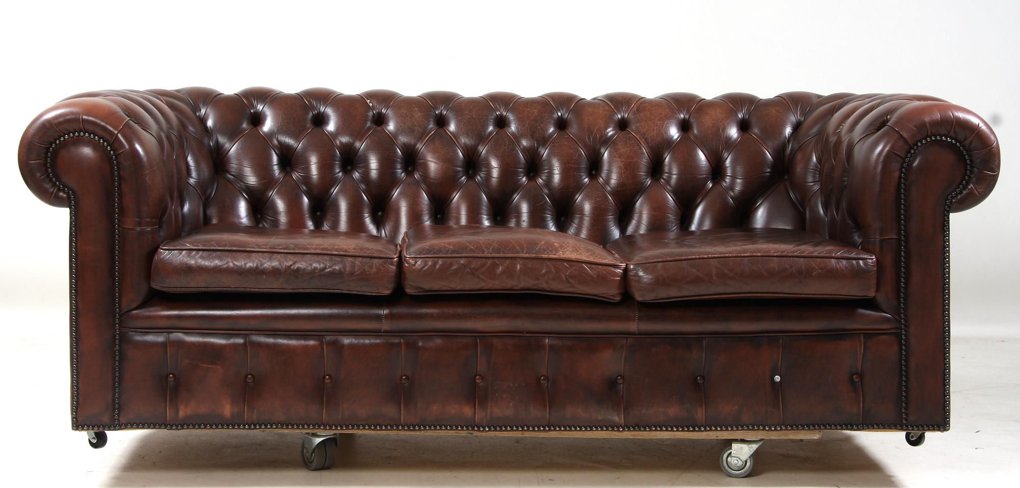 SOFFA, chesterfield, 1900-tal.