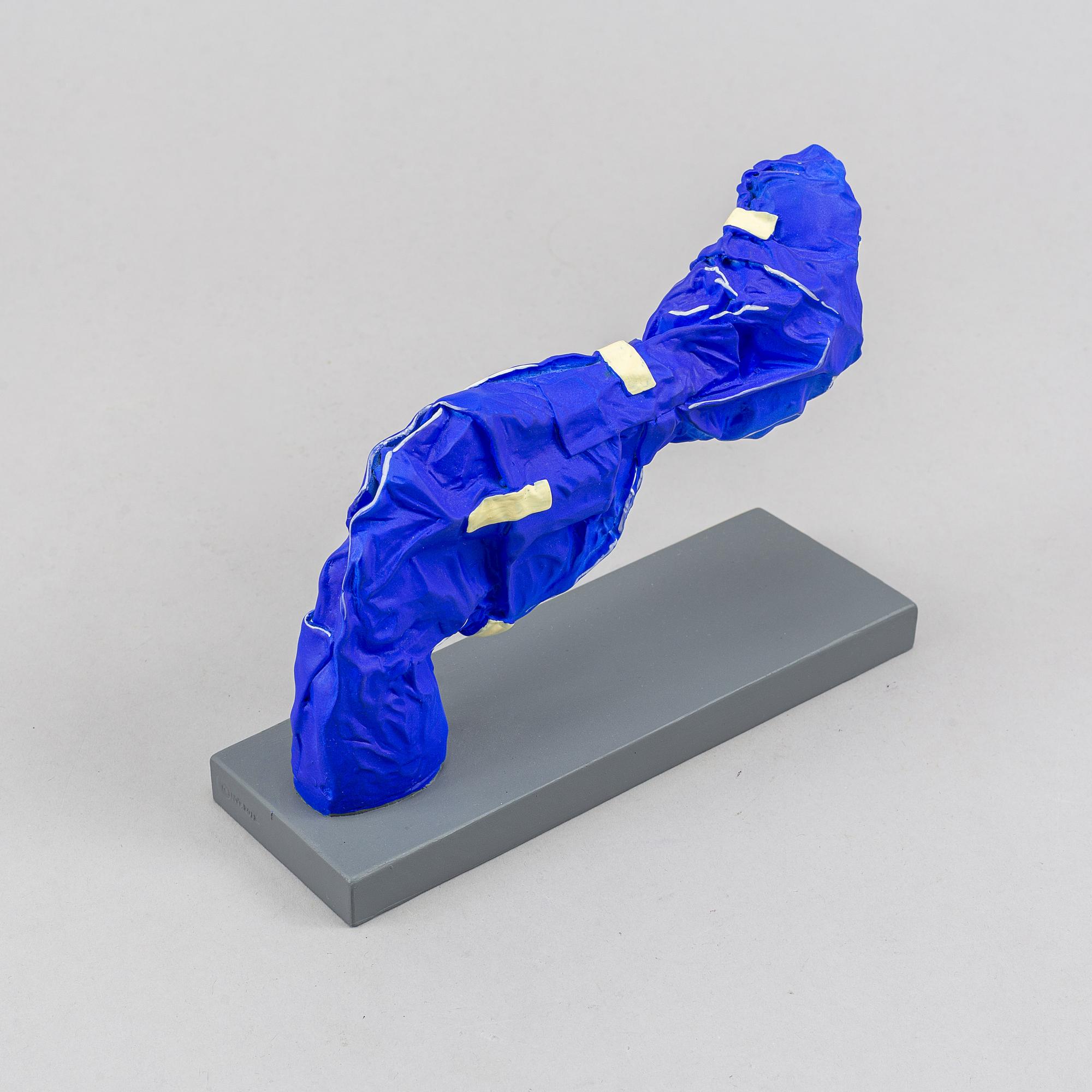 Carl-Fredrik Reuterswärd/ The Non-Violence Project Foundation, a polyresin sculpture 2017, Certificate numbered 13/30.