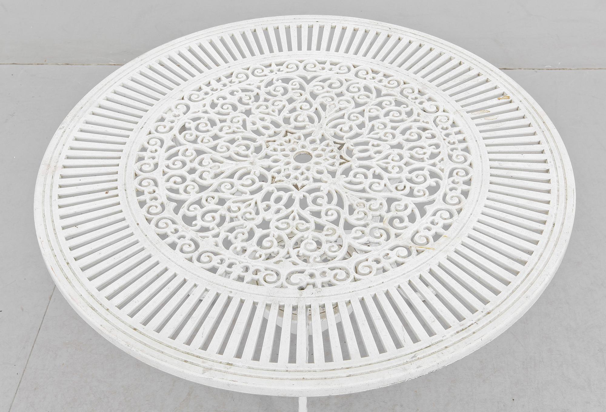 TRÄDGÅRDSMÖBLER, 6 delar, 1900-tal.