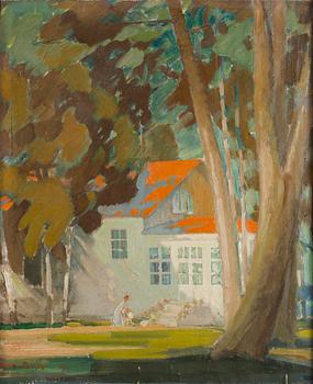 Alex Rapp, Villa in a Verdant Summer Idyll.