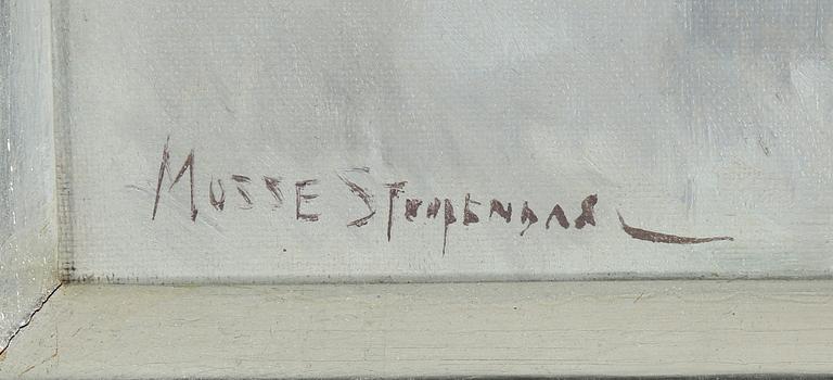 MOSSE STOOPENDAAL, olja på duk, signerad.