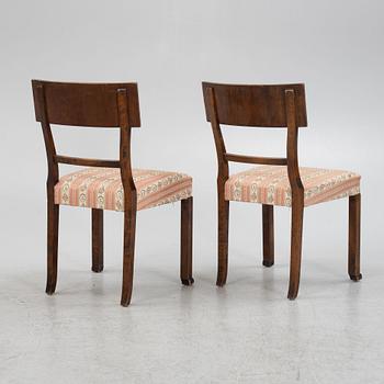 A pair of Swedish Grace chairs, 1920's/30's.