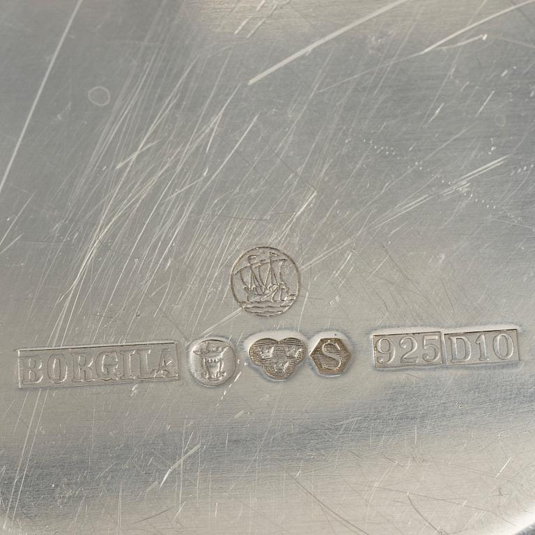 Atelier Borgila, skål, sterling silver, Stockholm 1978.