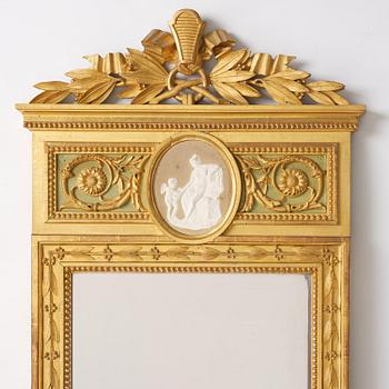 A pair of Late Gustavian mirrors, by Pehr Ljung (1743-1819).