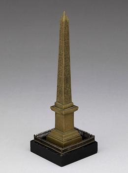 OBELISK, grand tour souvenir, 1800-tal.