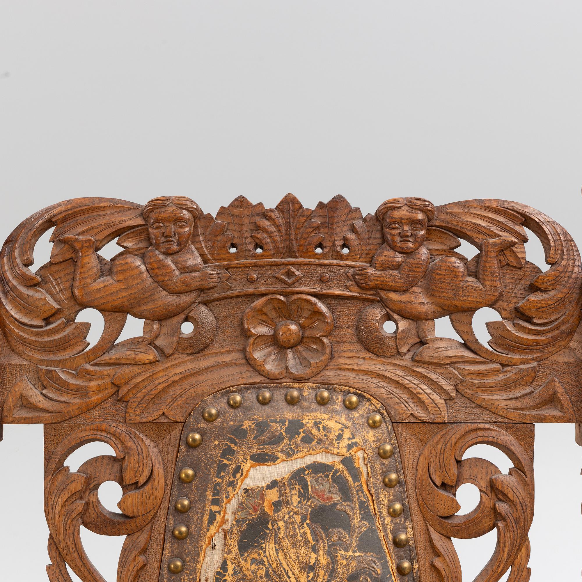 Soffa, 1800-talets slut, Barockstil.