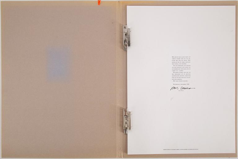 HANS GEDDA, 6 st, offsettryck, "Polaroid Portfolio. Nr 2", signerad och numrerad 158/200, utgiven 1990.