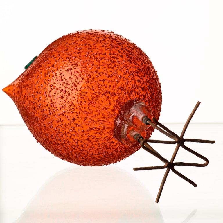 Peter Pelzel, A Peter Pelzel 'Pulcino' glass bird, Vistosi, Italy 1960's.