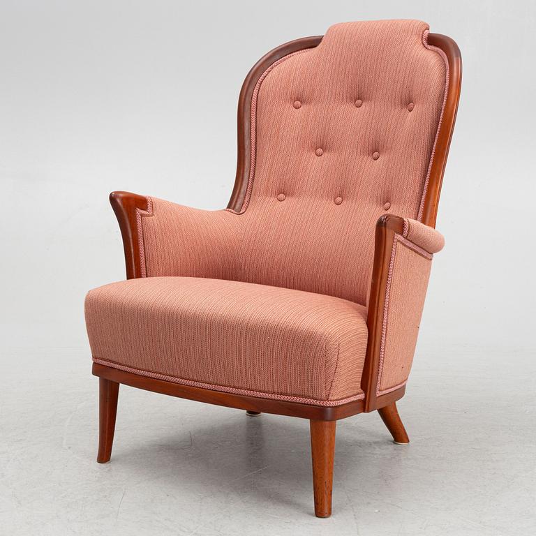 Carl Malmsten, a "Vår Fru" armchair, O.H.Sjögren, Sweden, second half of the 20th century.