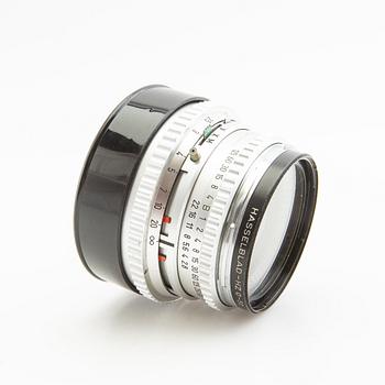 Kamera Hasselblad 500 EL/M kamerahus och objektiv.