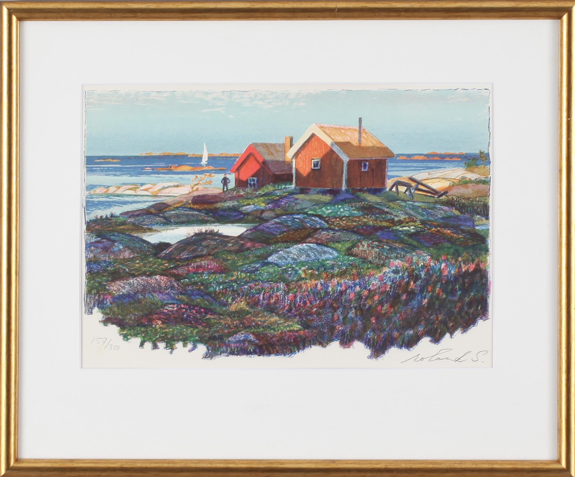 ROLAND SVENSSON, färglitografi, signerad och numrerad 157/350.