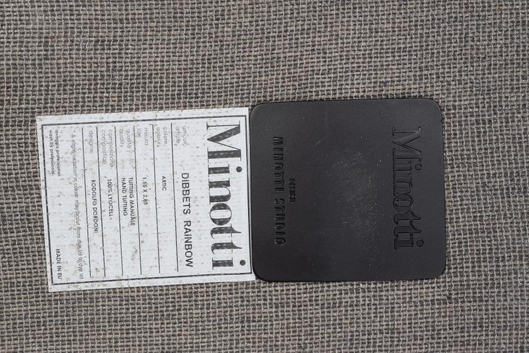 Carpet, 'Dibbets rainbow' tufted, Minoti, Italy, ca 283 x 155 cm.