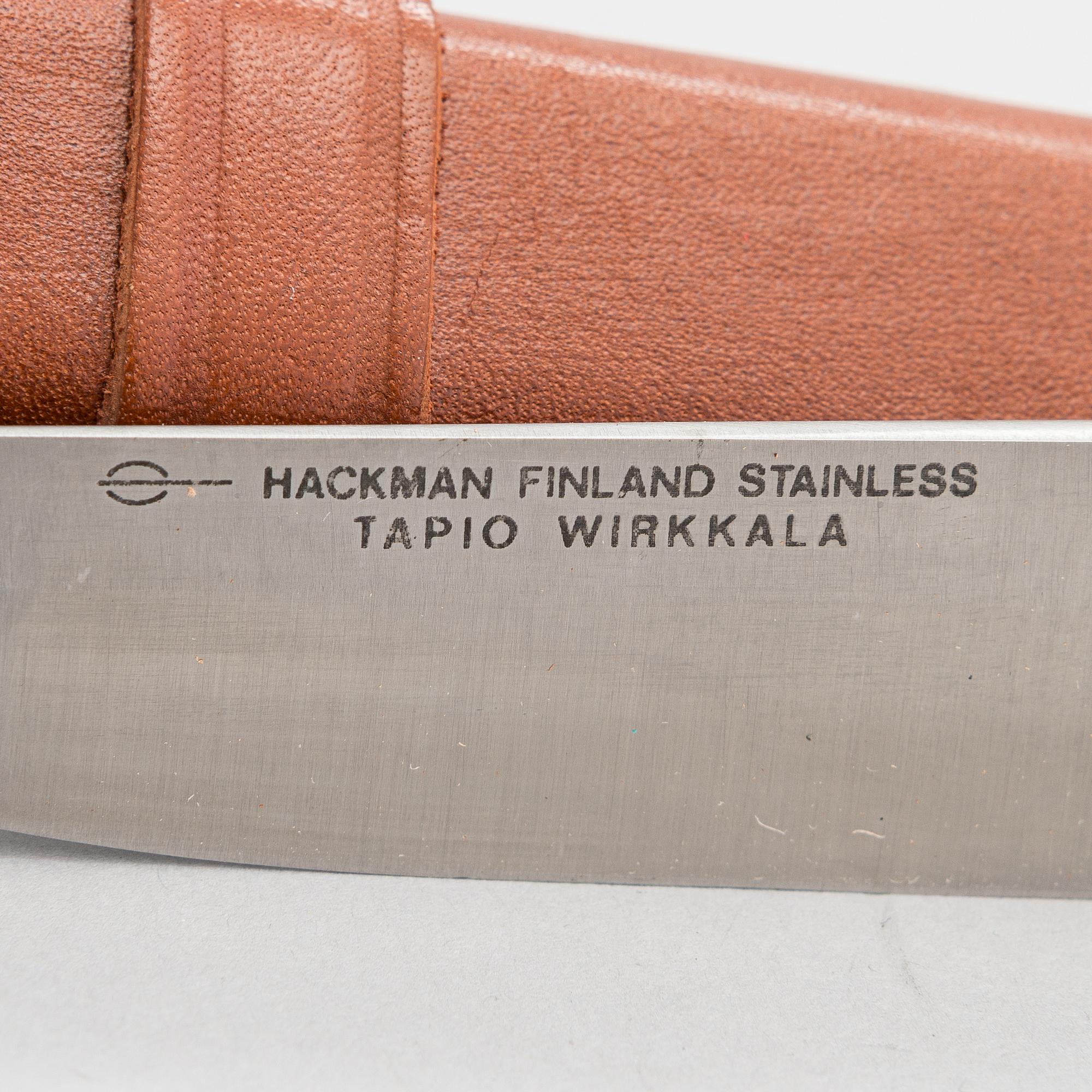 Tapio Wirkkala, puukko/ kniv, Hackman Finland. Formgiven 1961.