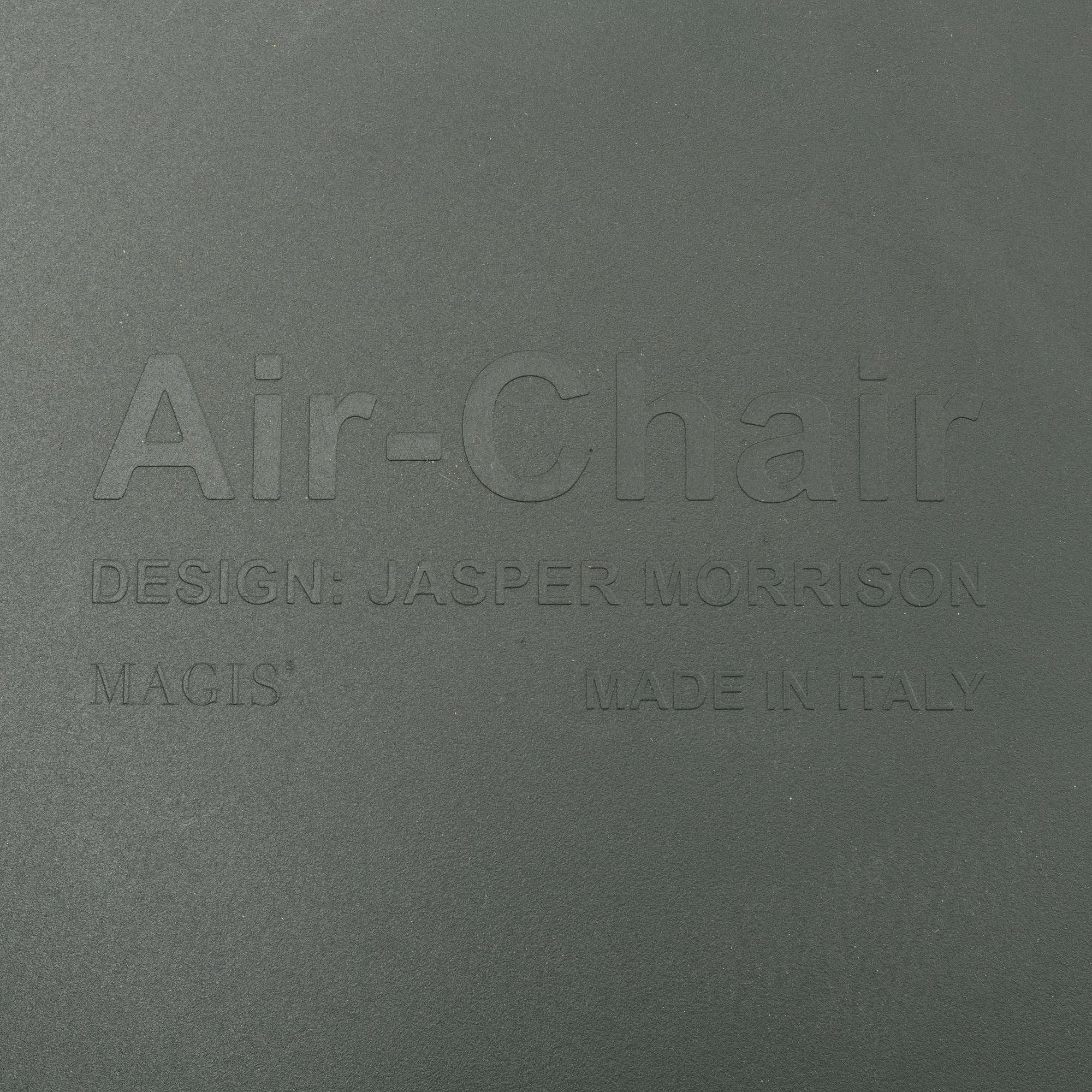 JASPER MORRISON, stolar, 10 st, "Air-Chair", Magis, Italien.