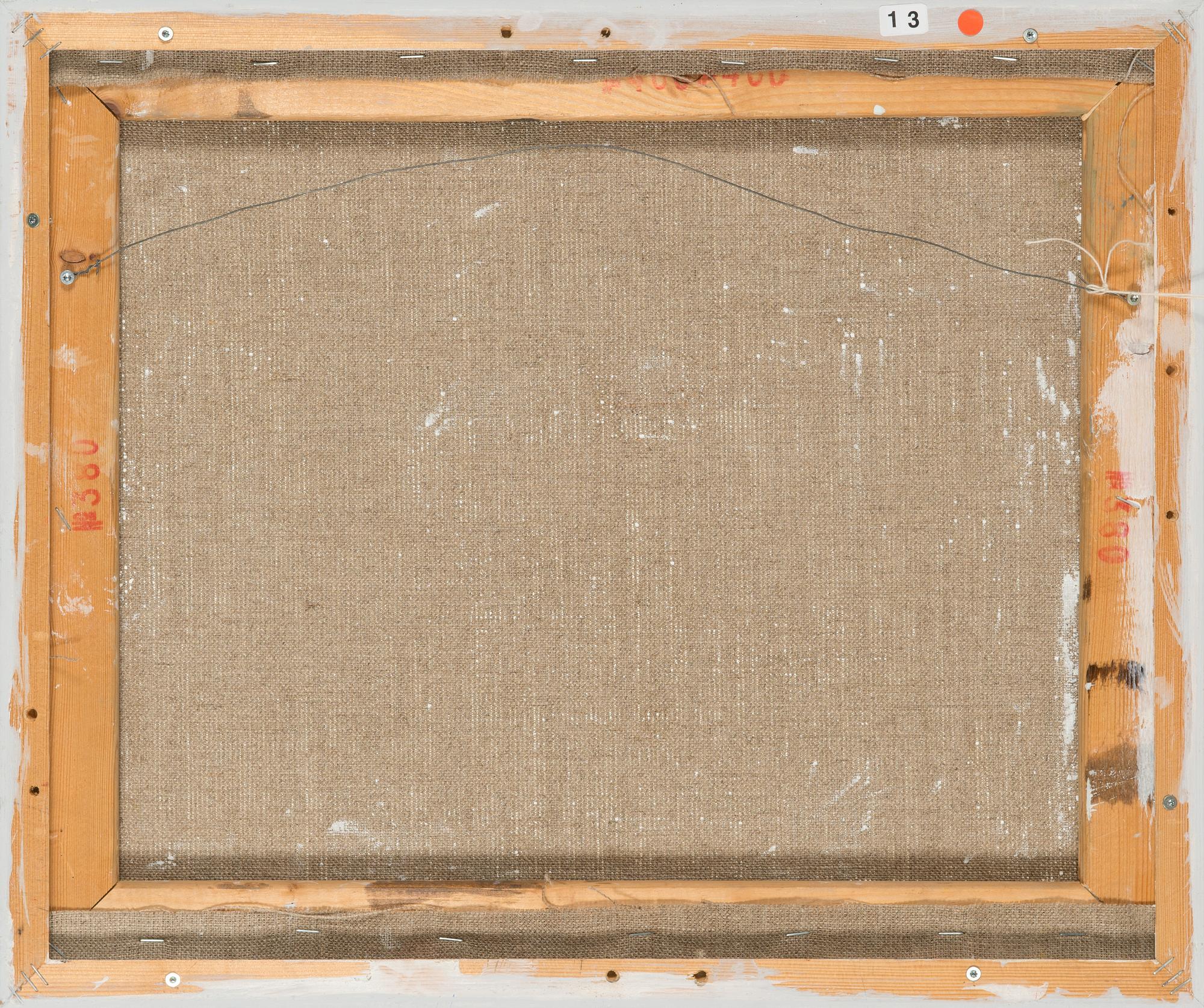 Tuomo Saali, olja på duk, signerad och daterad -14.