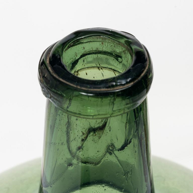 Flaska, glas, 17-1800-tal.