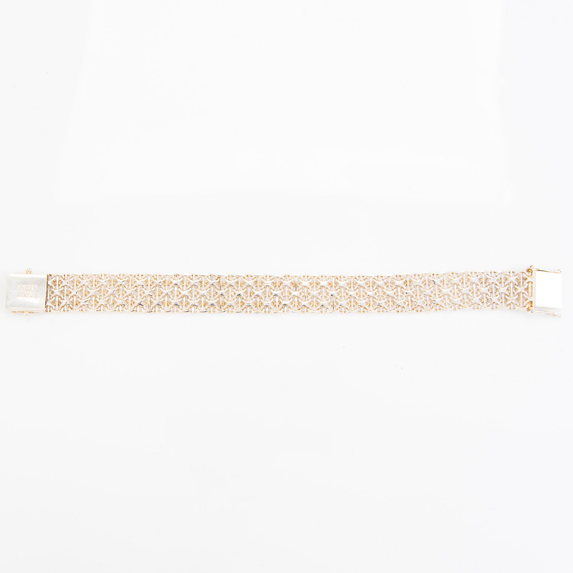HALSBAND och ARMBAND, sterlingsilver, Kultajousi Oy, Helsingfors.