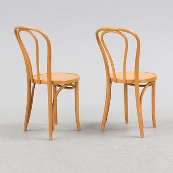 A set of four "Öglan" chairs by IKEA.