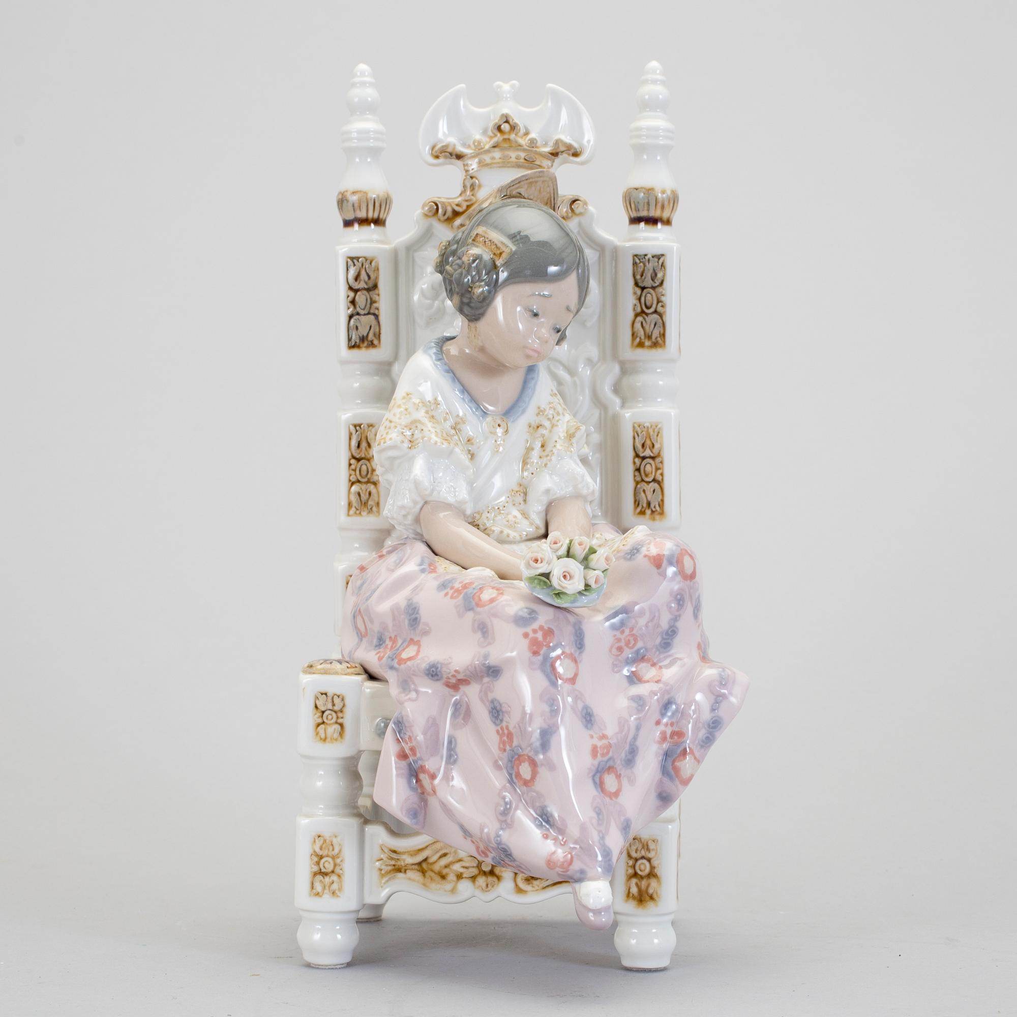 FIGURIN, porslin, Lladro, Spanien, 1900-tal.