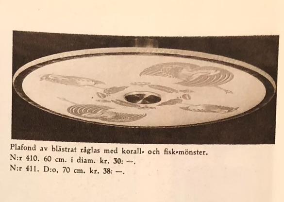 PUB, a ceiling lamp, 1930s/40s.