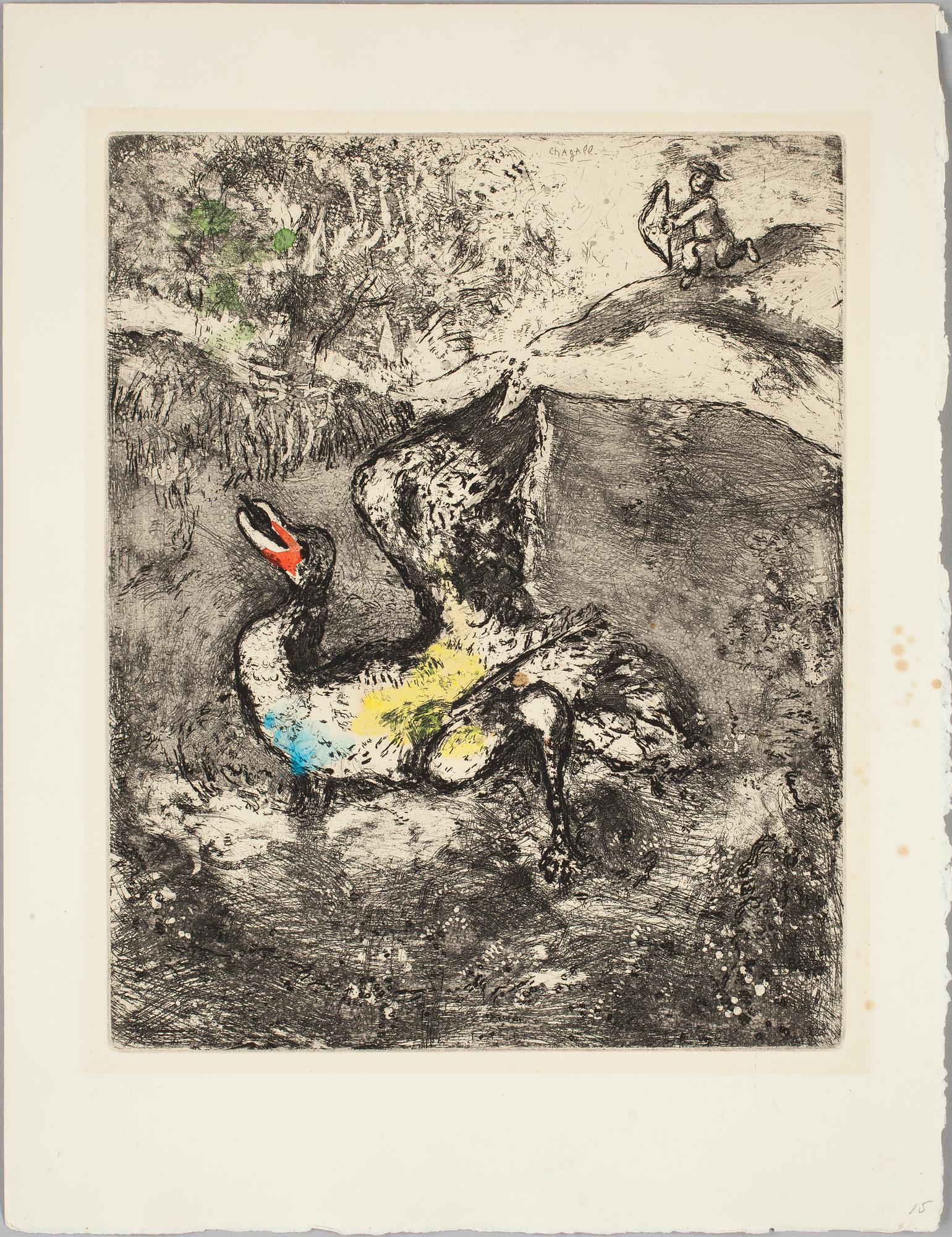 MARC CHAGALL, etsning.