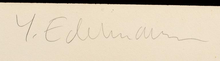 YRJÖ EDELMANN, lithograph, signed, numbered E.A 11/15.