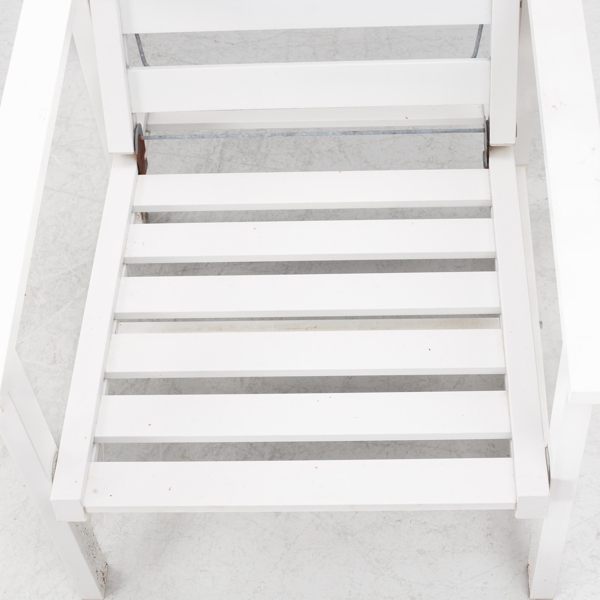 Elsa Stackelberg, däck/solstolar, ett par, Fri Form AB, Edsbruk.