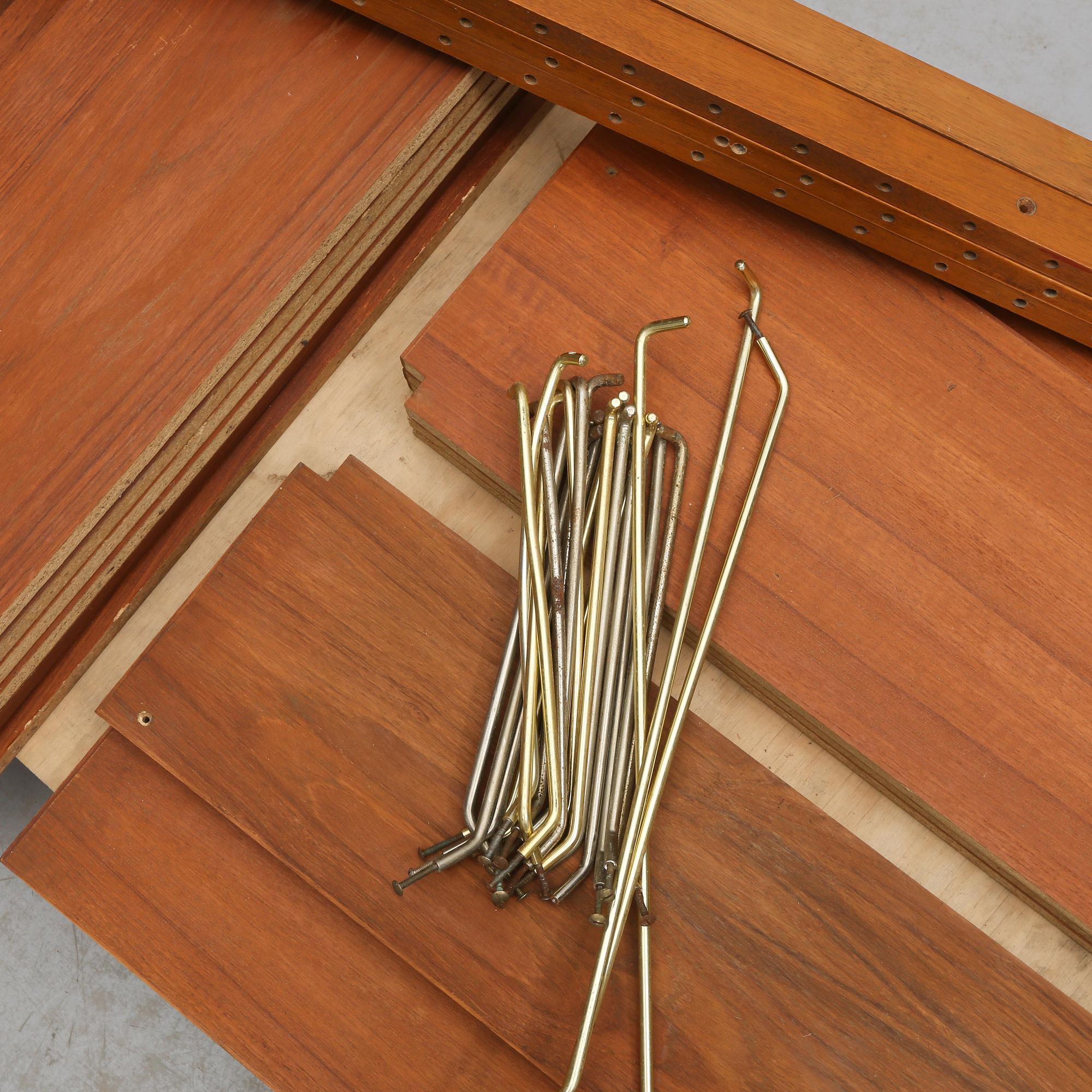 HYLLSYSTEM, teak, 1950/60-tal.