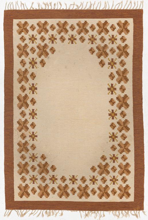 Ulla Parkdahl, matta, rölakan, 1900-talets andra hälft, ca 270 x 165 cm.