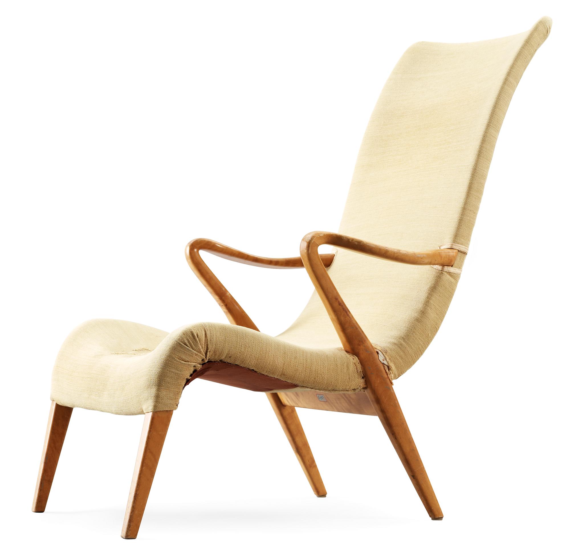 AXEL LARSSON, vilfåtölj, Svenska Möbelfabrikerna Bodafors sannolikt 1940-tal.