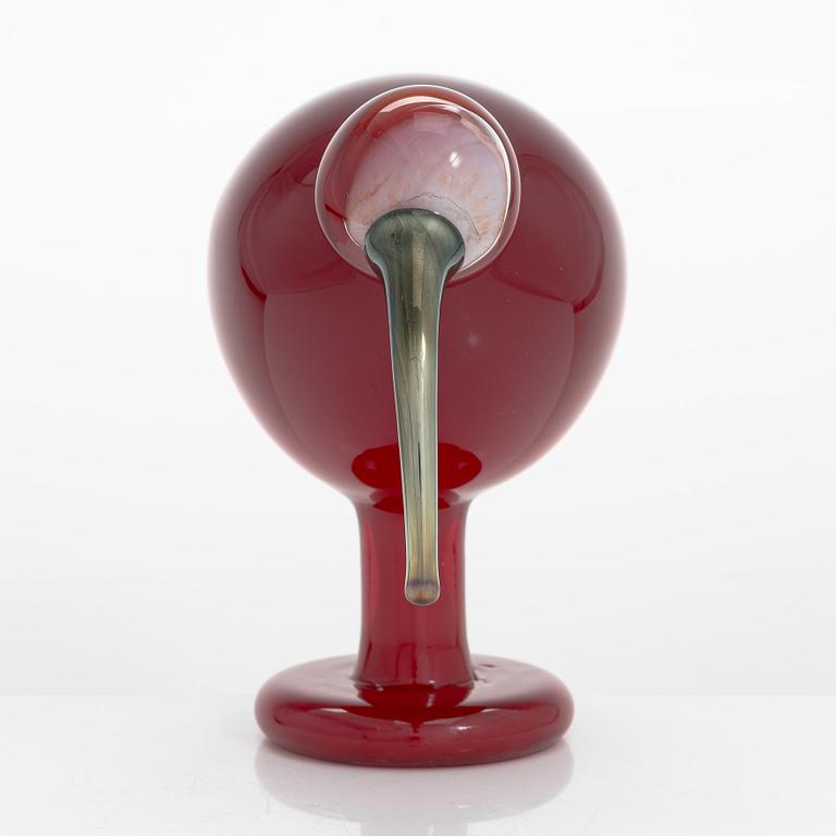 Oiva Toikka, lasilintu, signeerattu O. Toikka Nuutajärvi.