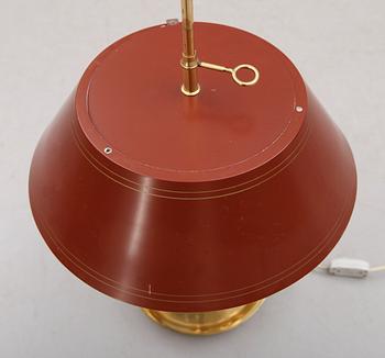 BORDSLAMPA, mässing, 1900-talets andra hälft.