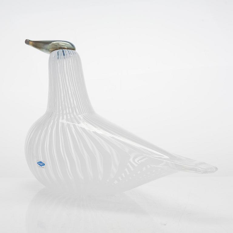 Oiva Toikka, Glass bird, Finland's 75th Independence Year, sign. Suomen sotka Oiva Toikka, Nuutajärvi 1992, 136/1992.