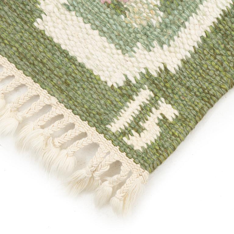 Ingegerd Silow, gallerimatta, rölakan, signerad IS, ca 245 x 80 cm.