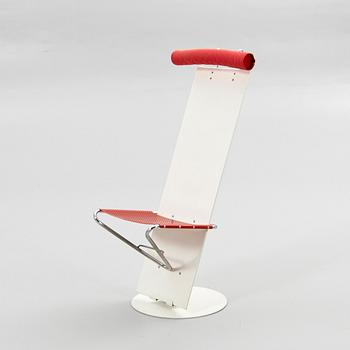 Börge Lindau & Bo Lindekrantz, Snurrstol, "Planka", Lammhults Möbel, modellen formgiven 1985.