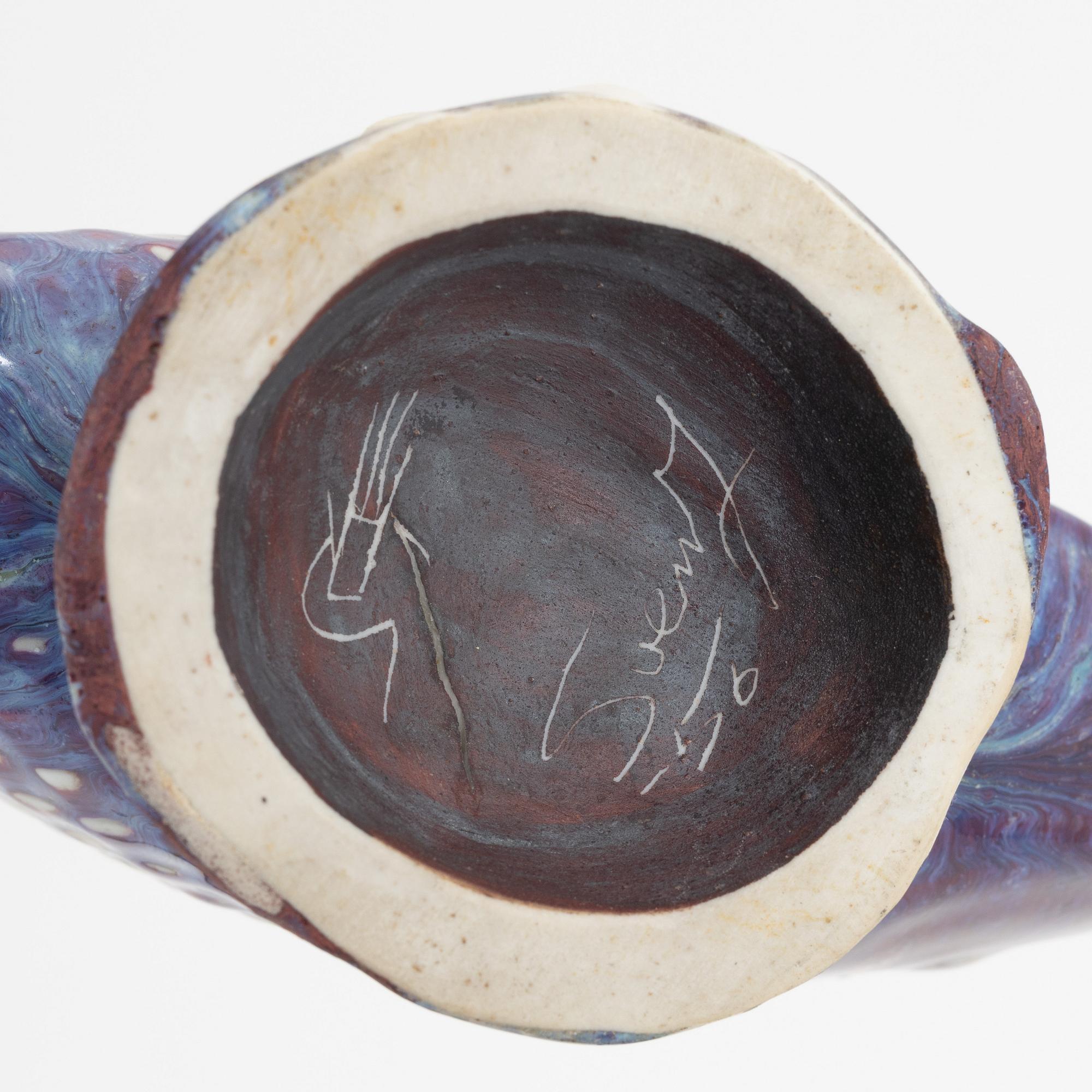 Sven Wejsfelt, a set of three stoneware figurines, Gustavsberg.