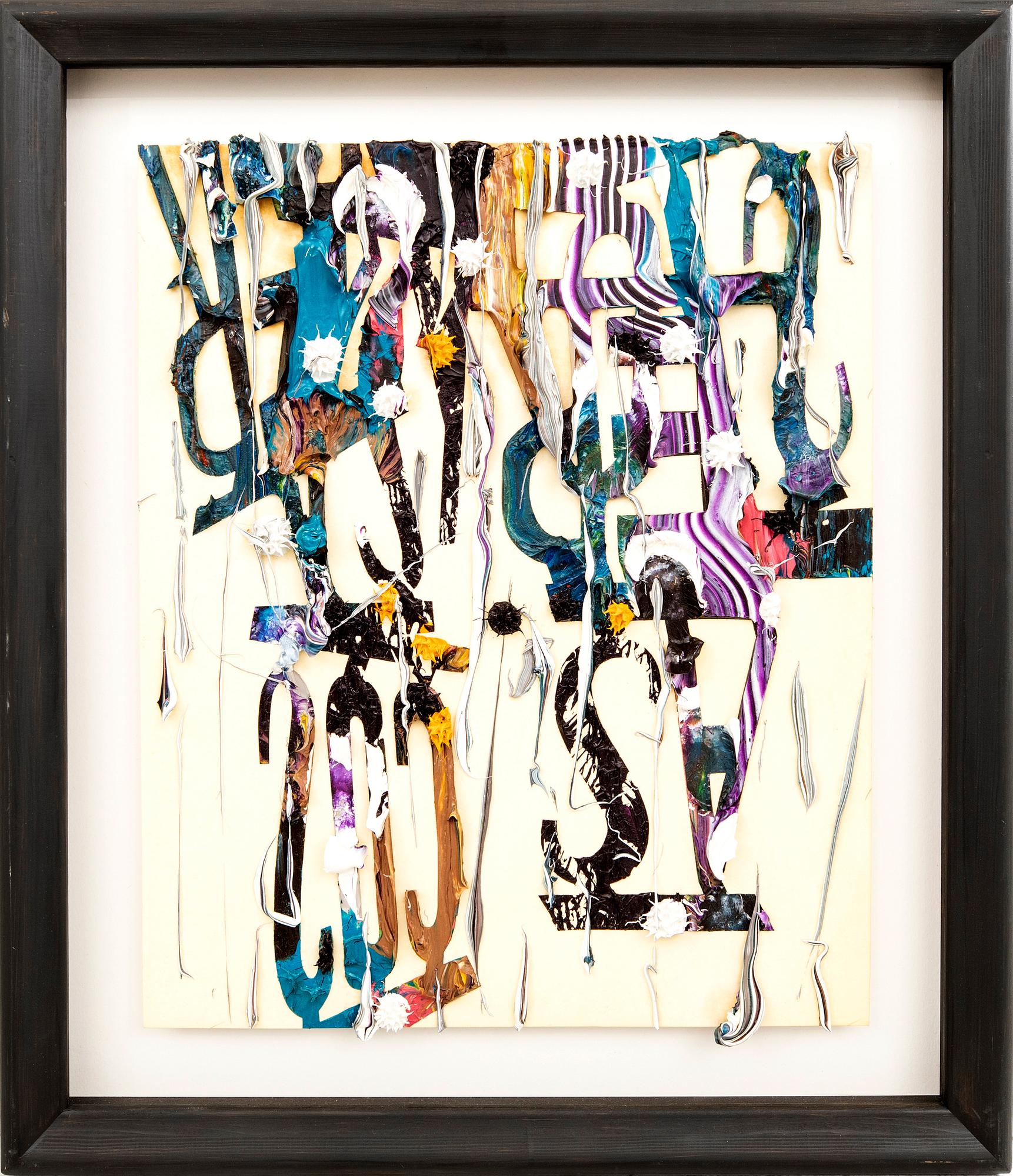 Dennis Hollingsworth, acrylic on paper signed a tergo.