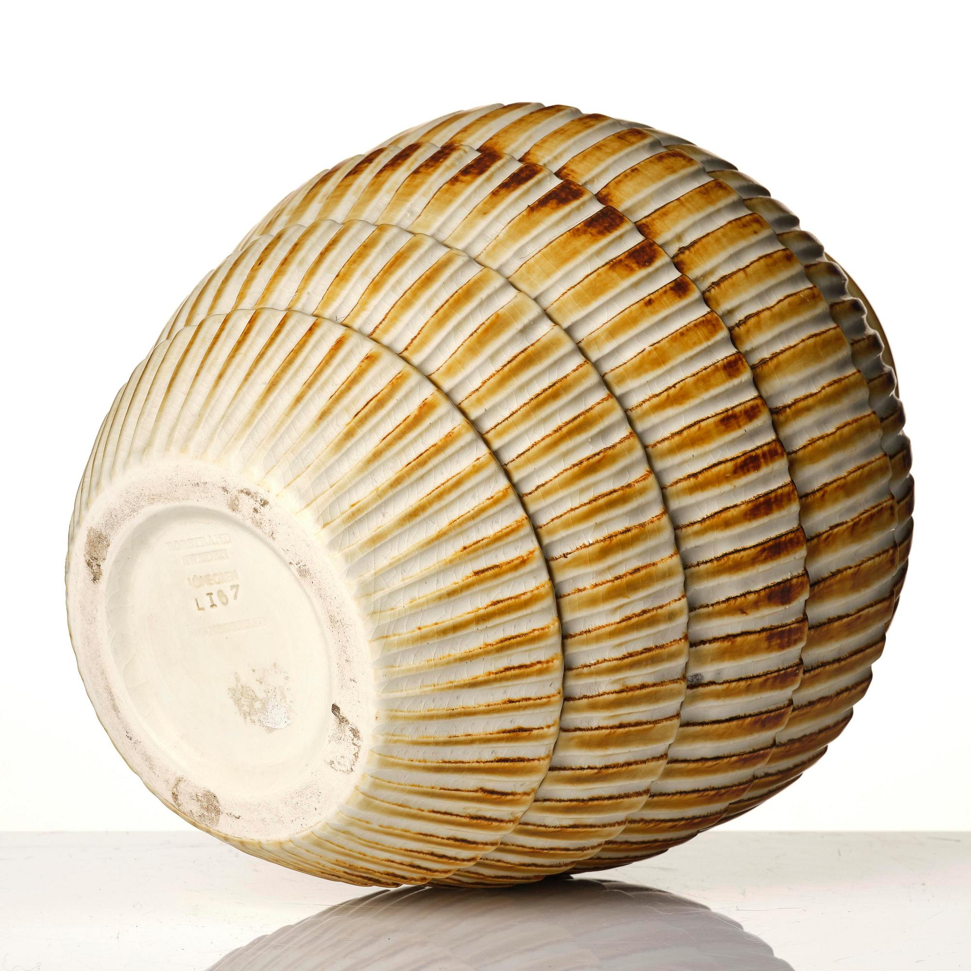 Gertrud Lönegren, a stoneware vase, Rörstrand, 1930s-40s.