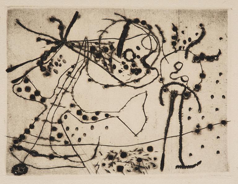 Joan Miró, ”Petite Gravure Noire”.