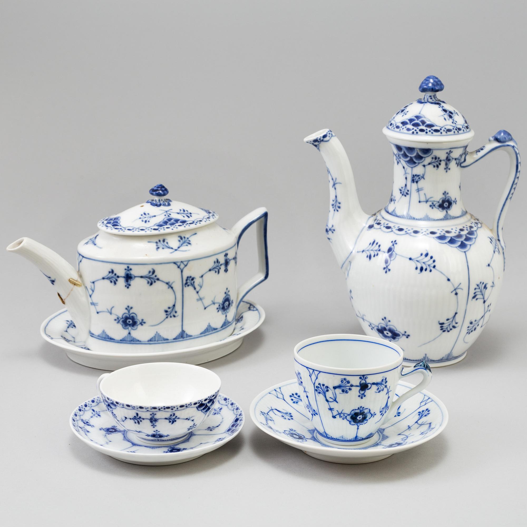 Set of porcelain, 30 pcs, Royal Copenhagen.