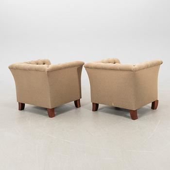 Armchairs 1 pair, late 20th century.