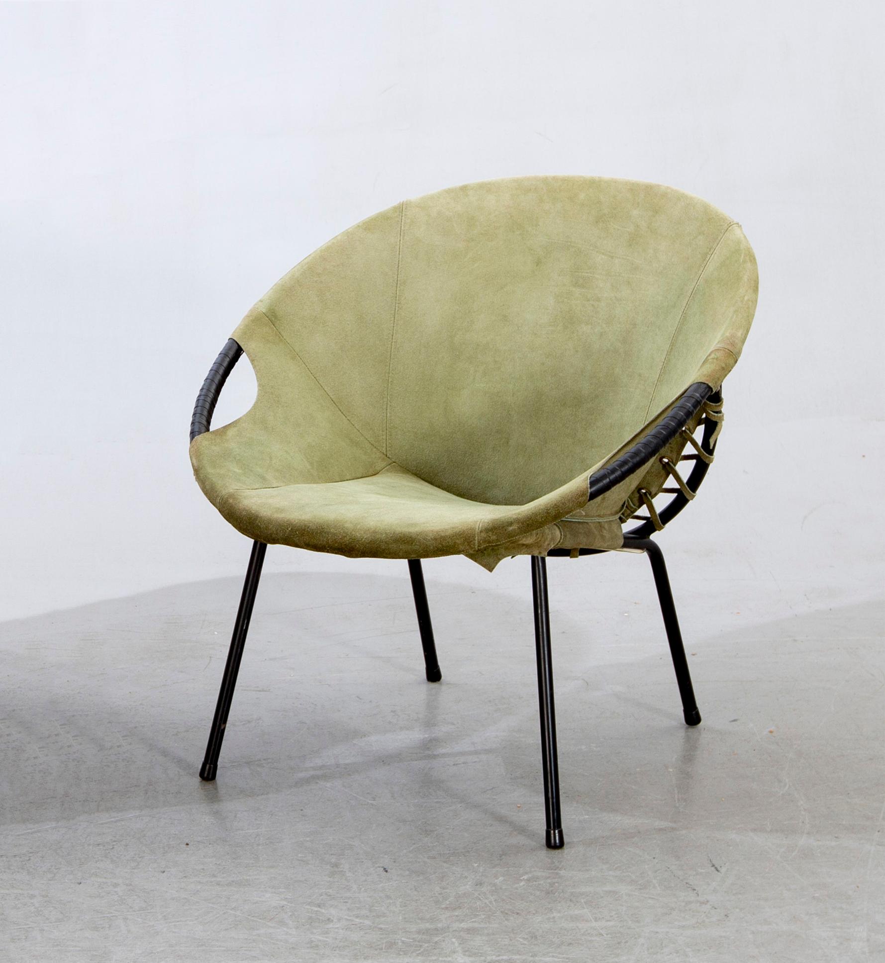 Lusch Erzeugnis, fåtölj, "Baloon", Lusch & Co, 1960-tal.