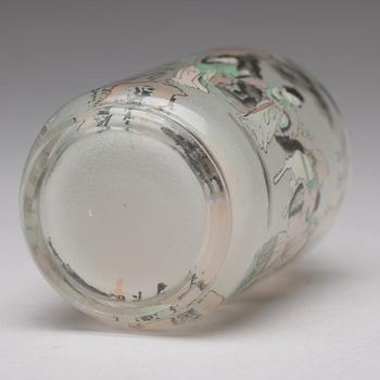 SNUSFLASKA, glas. Qingdynastin, 1800-tal.