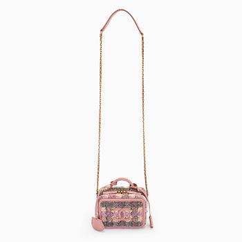 Chanel, a "Small Tweed Filigree Vanity Case" bag, 2019.