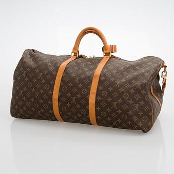 Louis Vuitton, Monogram 'Keepall 60 Bandoulière' weekendbag.
